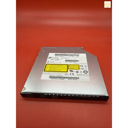 Internal laptop DVD/CD optical drive with a silver metallic casing.