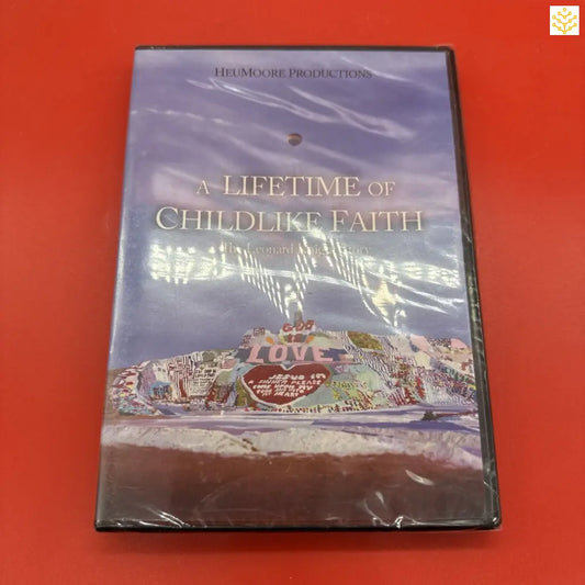 DVD case titled ’A Lifetime of Childlike Faith’