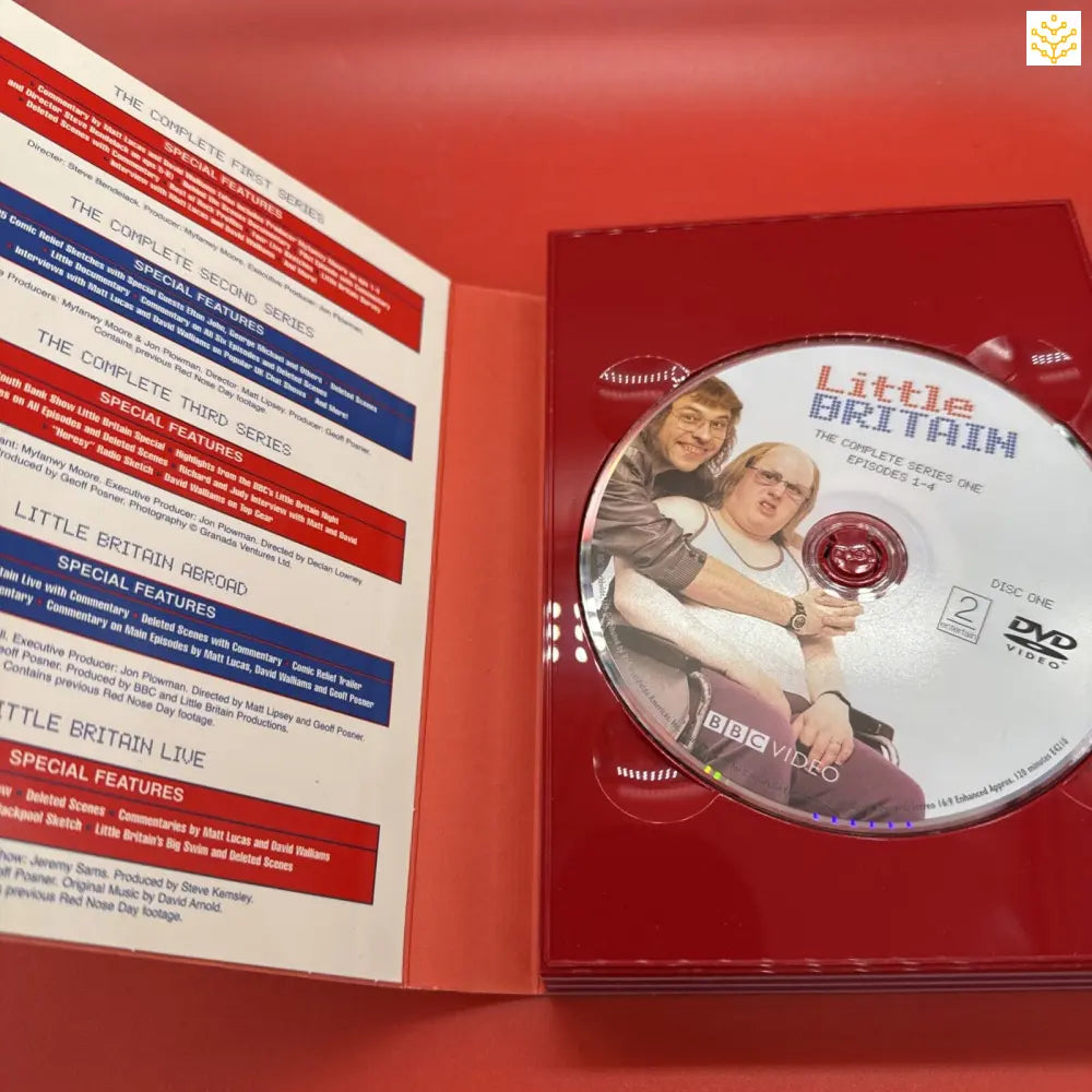 DVD disc and case for the television show ’Little Britain’