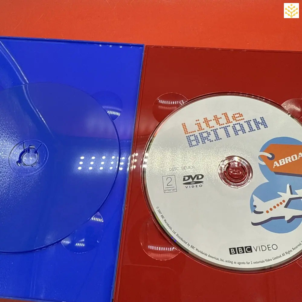 DVD disc and case of ’Little Britain Abroad’ from BBC Video.