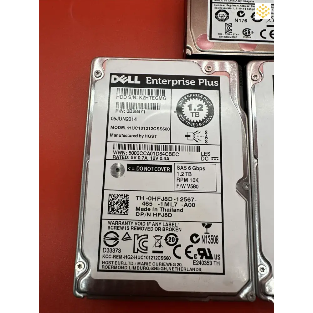 Lot 2 X HDJ8D + 1 68V42 1.2TB 10K 2.5 - Test Failed - For Repair Only - GIGDATA