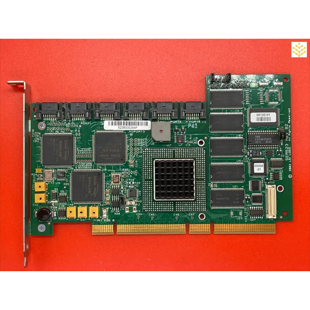 LSI Logic SATALink SER523 Rev B2 6 Port SATA Raid Controller PCI-X Full Height - Computers/Tablets &