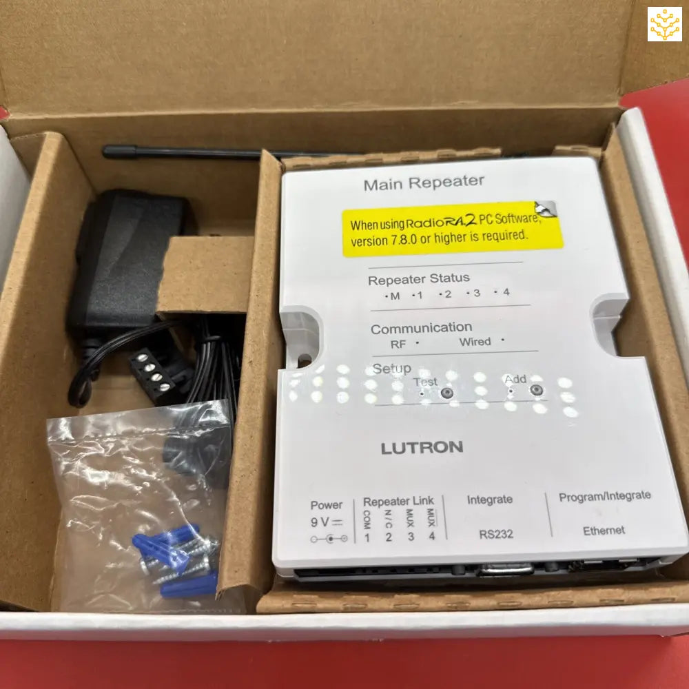 Lutron RR-MAIN-REP-WH RadioRA 2 Main Repeater - White - EDIT