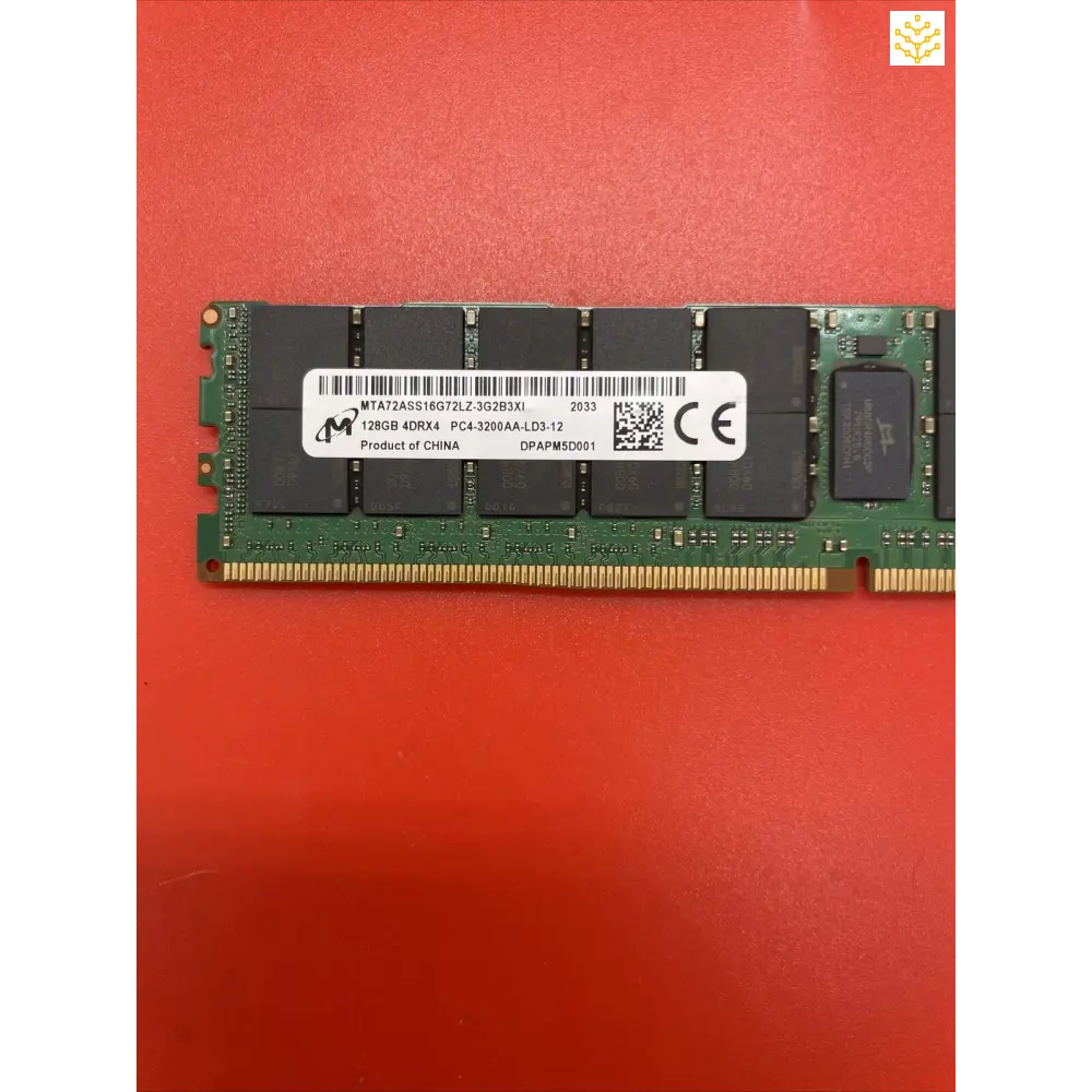 Micron 128GB 4DRx4 PC4-3200AA MTA72ASS16G72LZ-3G2 Server Memory - Computers/Tablets & Networking:Enterprise Networking