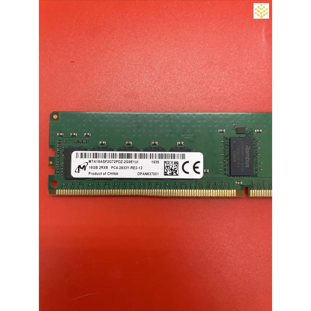 Micron MTA18ASF2G72PDZ-2G9E1UI 16GB 2Rx8 PC4-2933Y Server Memory - Computers/Tablets & Networking:Enterprise Networking