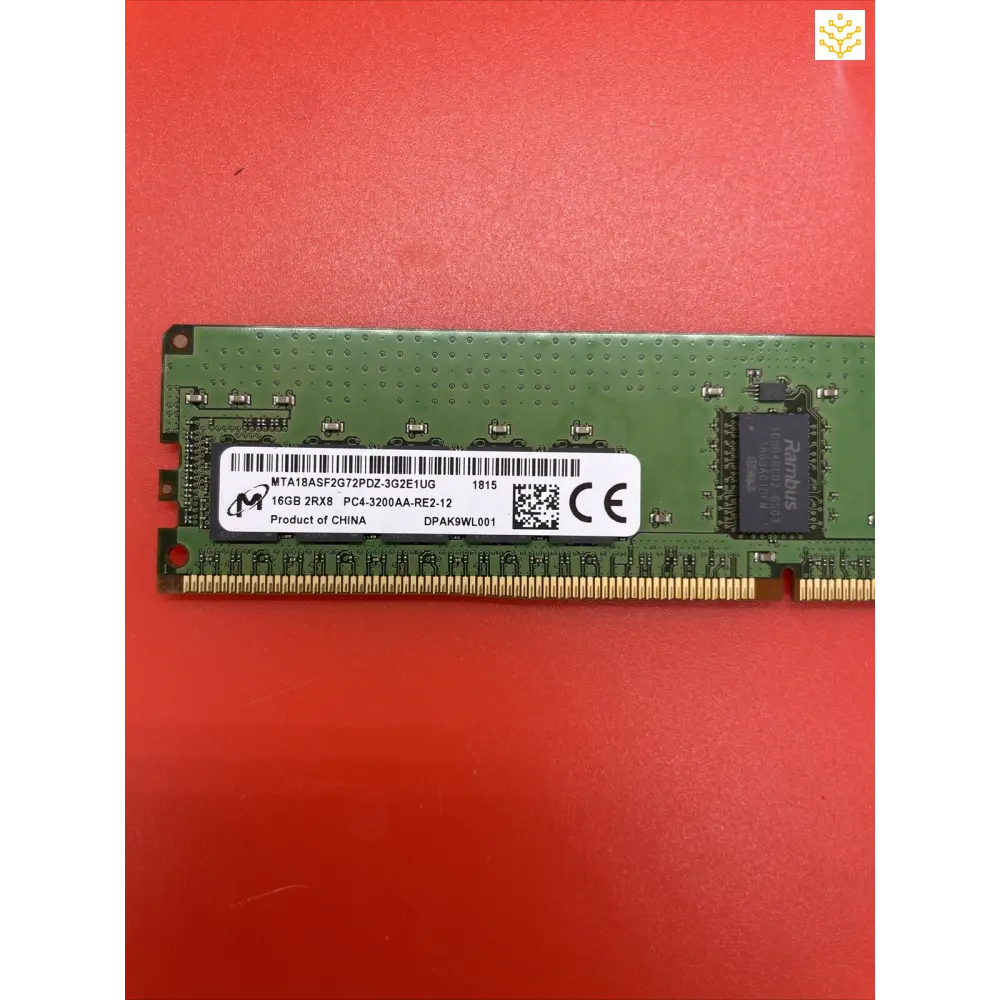 Micron MTA18ASF2G72PDZ-3G2E1UG 16GB 2Rx8 PC4-3200AA Server Memory - Computers/Tablets & Networking:Enterprise