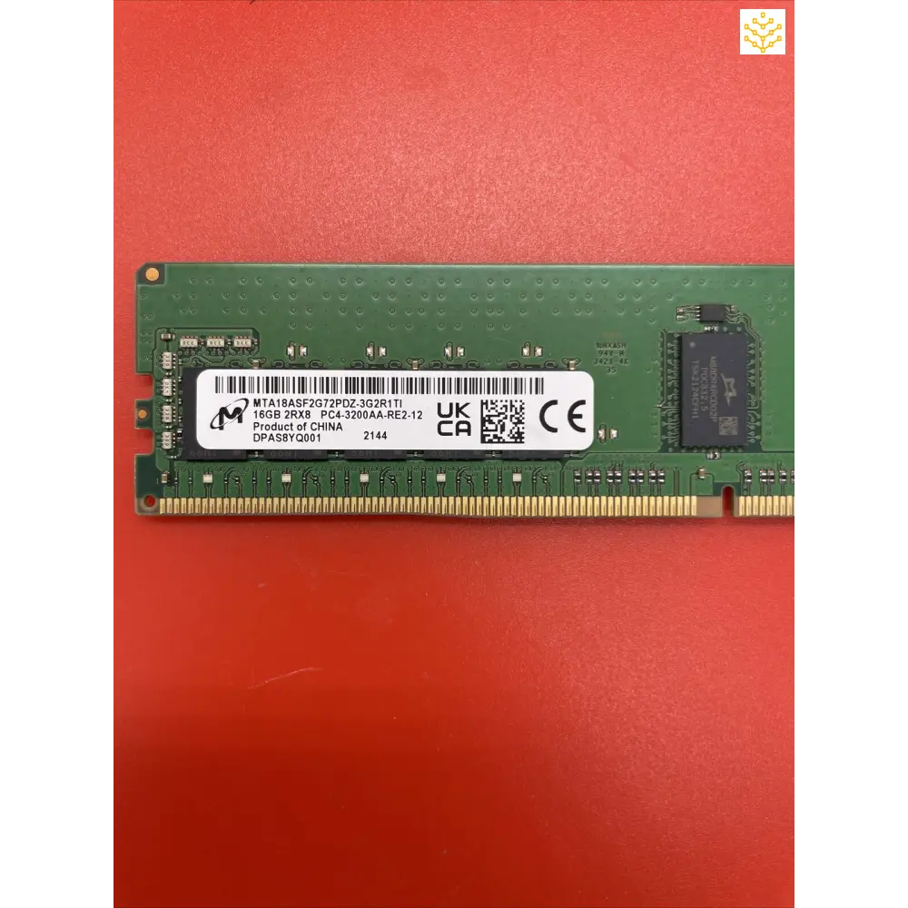 Micron MTA18ASF2G72PDZ-3G2R1TI 16GB 2Rx8 PC4-3200AA Server Memory - Computers/Tablets & Networking:Enterprise