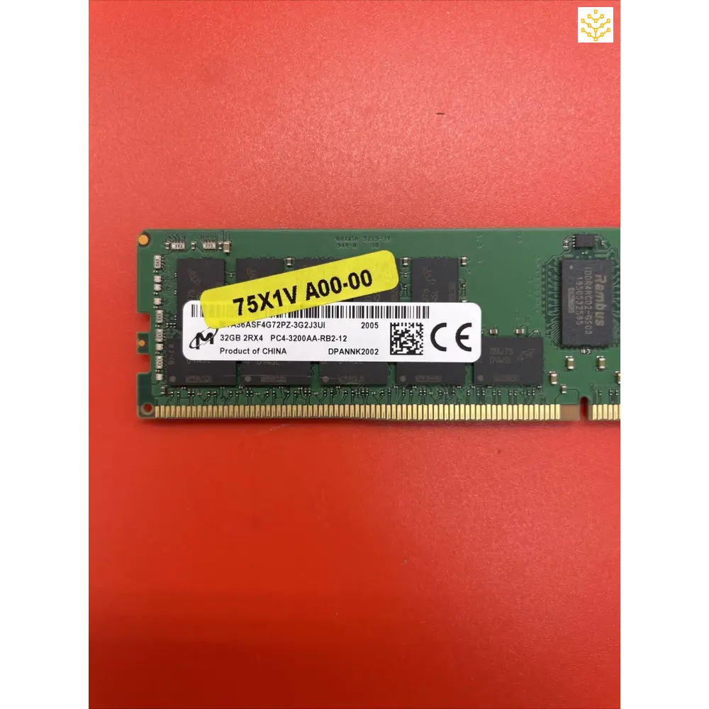 Micron MTA36ASF4G72PZ-3G2J3UI 32GB 2Rx4 PC4-3200AA Server Memory - Computers/Tablets & Networking:Enterprise Networking