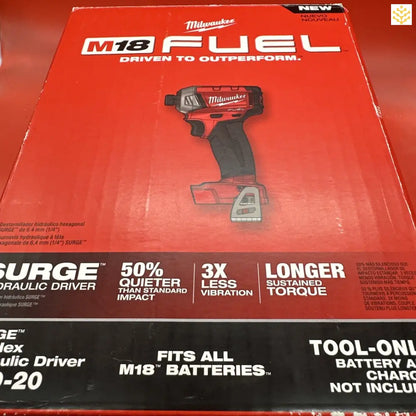 Milwaukee M18 FUEL 2760-20 Surge 1/4’’ 18V Hex Hydraulic Driver (Tool Only) - EDIT