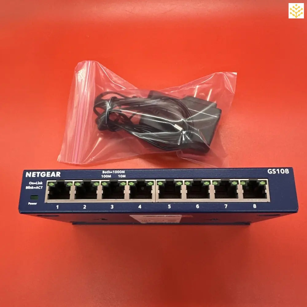 NETGEAR GS108v4 8 Port Gigabit Switch 272-12154-01 - Computers/Tablets & Networking:Enterprise Networking