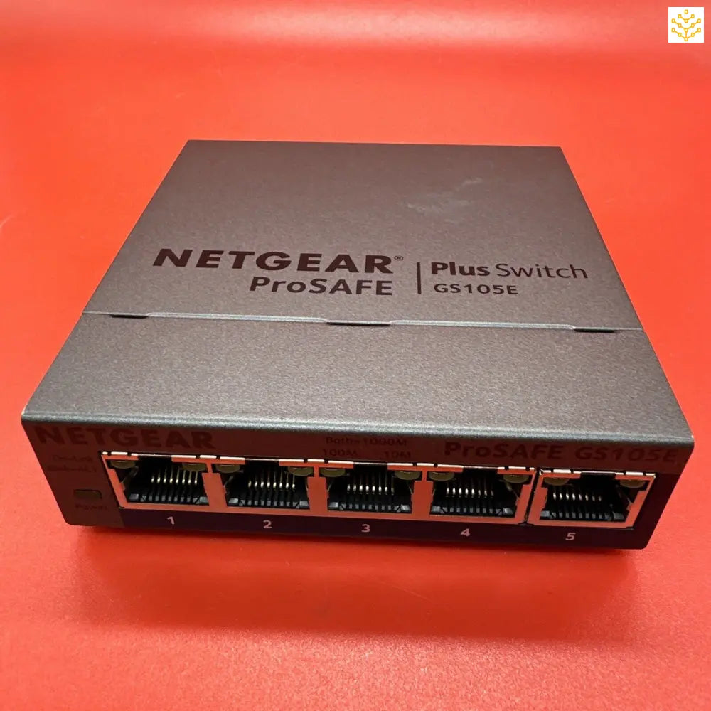 NETGEAR Prosafe Plus Switch GS105Ev2 5-Port Gigabit Ethernet Switch + AC Adapter - Computers/Tablets &