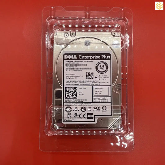 New 1.8TB SAS 12 Gbps 4Kn 10K 2.5” ST1800MM0008 Dell 61H3H - GIGDATA