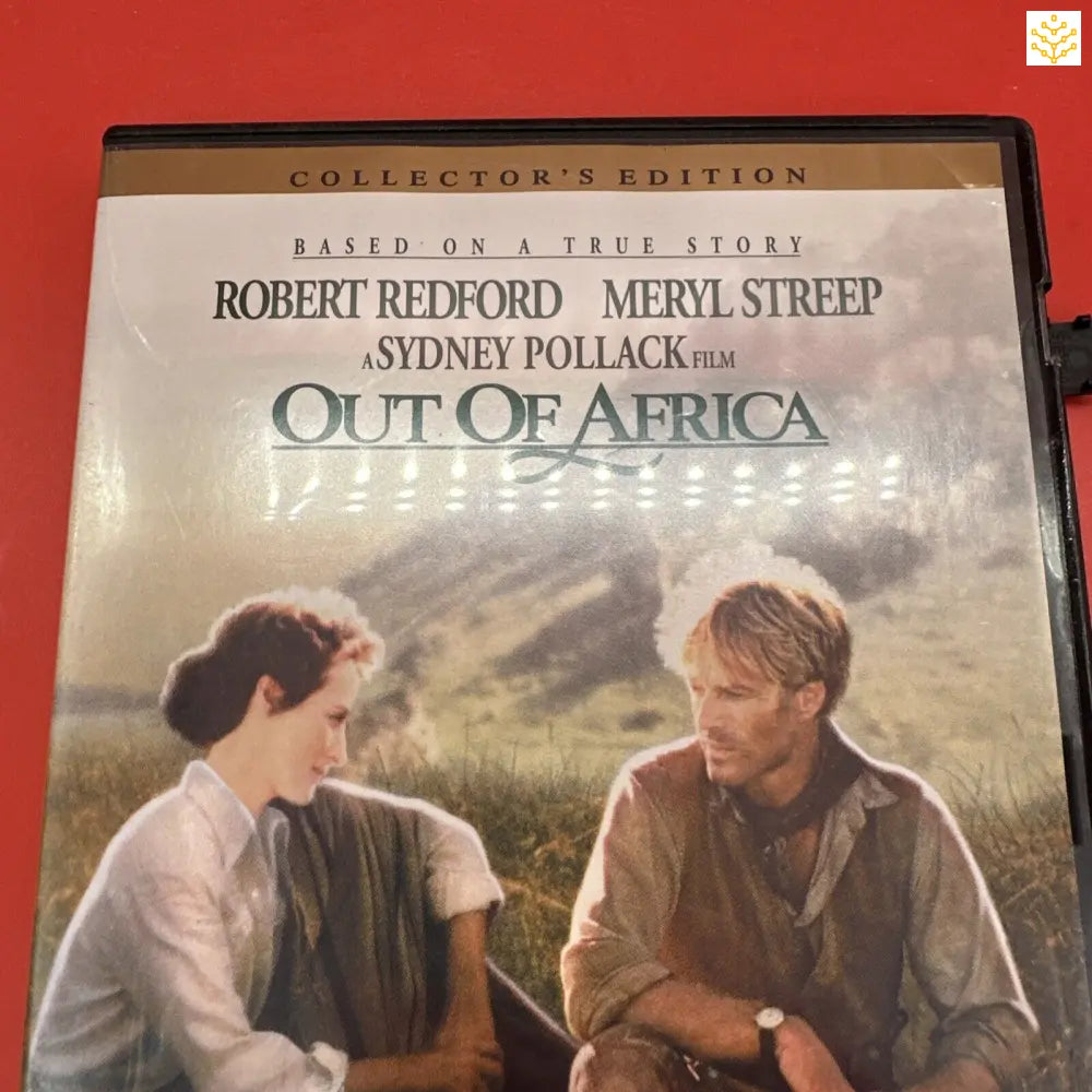 DVD case of the movie ’Out of Africa’ (Collector’s Edition).