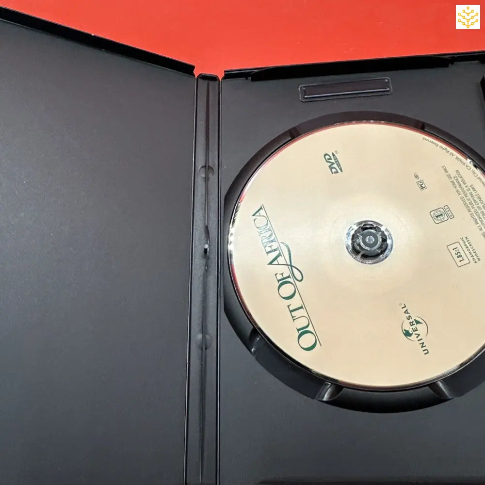 DVD disc inside a black plastic case.