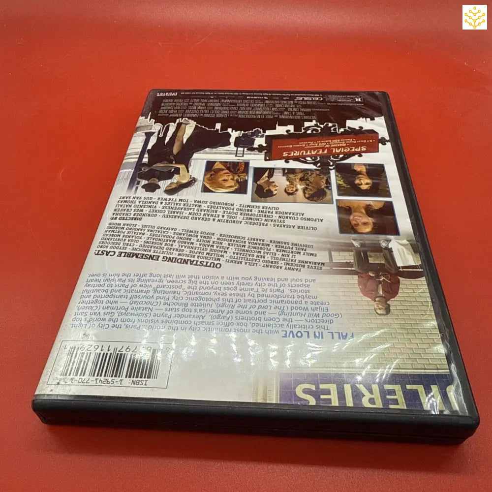 DVD case lying on a surface.