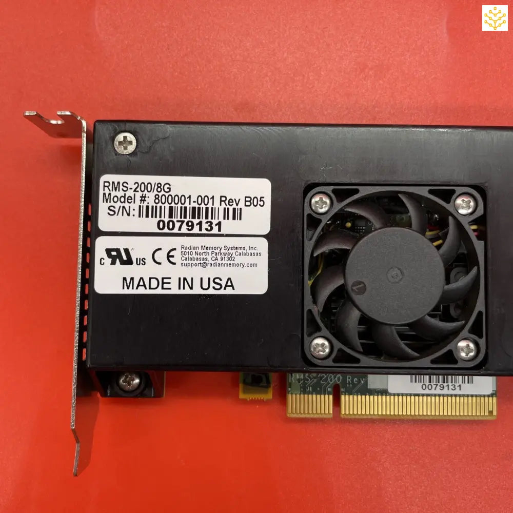 Radian Memory Systems RMS200/8G 800001-001 PCIe Half Height Accelerator Adapter - Computers/Tablets & Networking:Drives