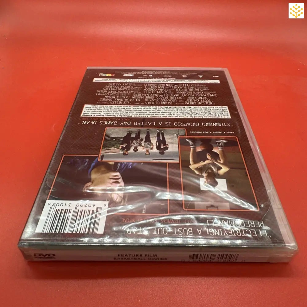 DVD case showing the back cover with movie information and promotional images.