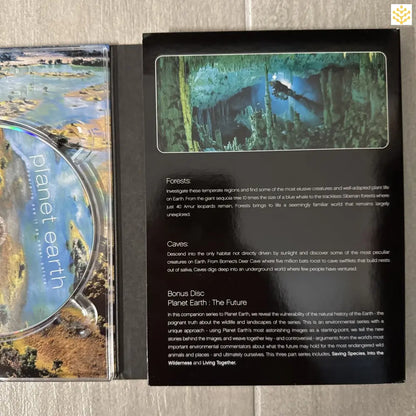 CD and booklet/liner notes for Planet Earth music album.