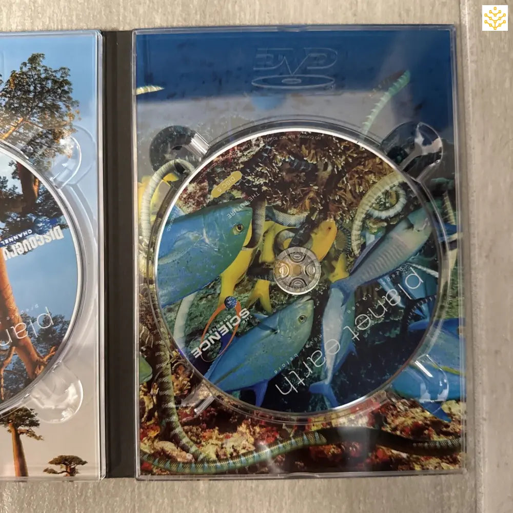 DVD disc with colorful artwork visible through a clear plastic case.