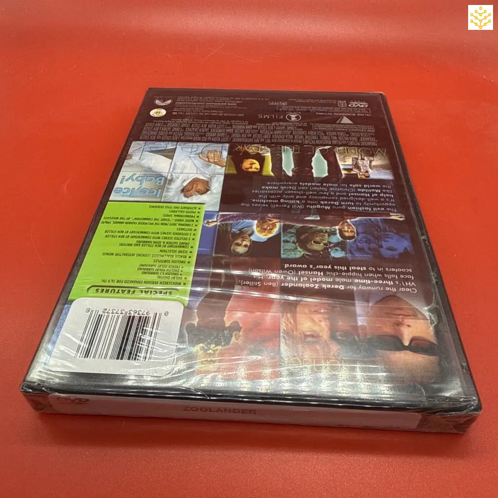 DVD case with plastic wrapping still on it.