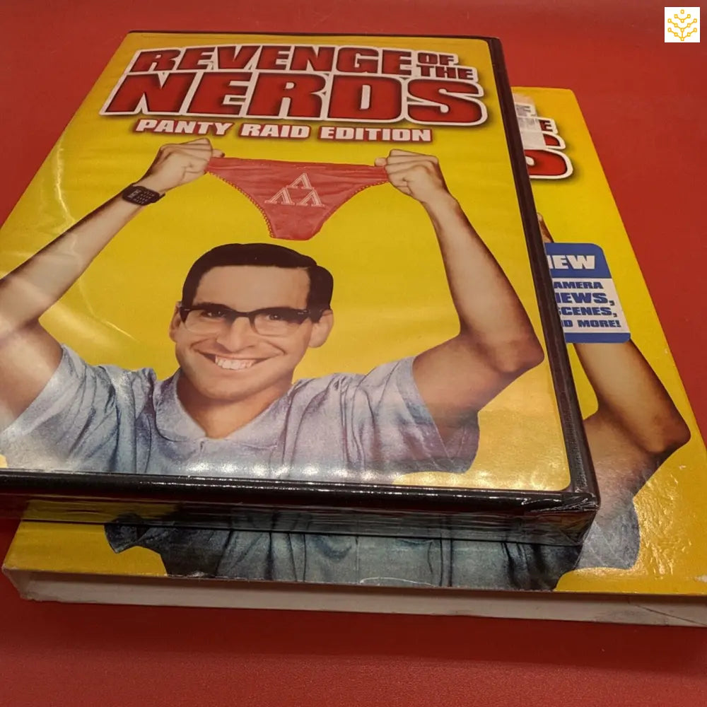 DVD case of ’Revenge of the Nerds: Panty Raid Edition’ movie.