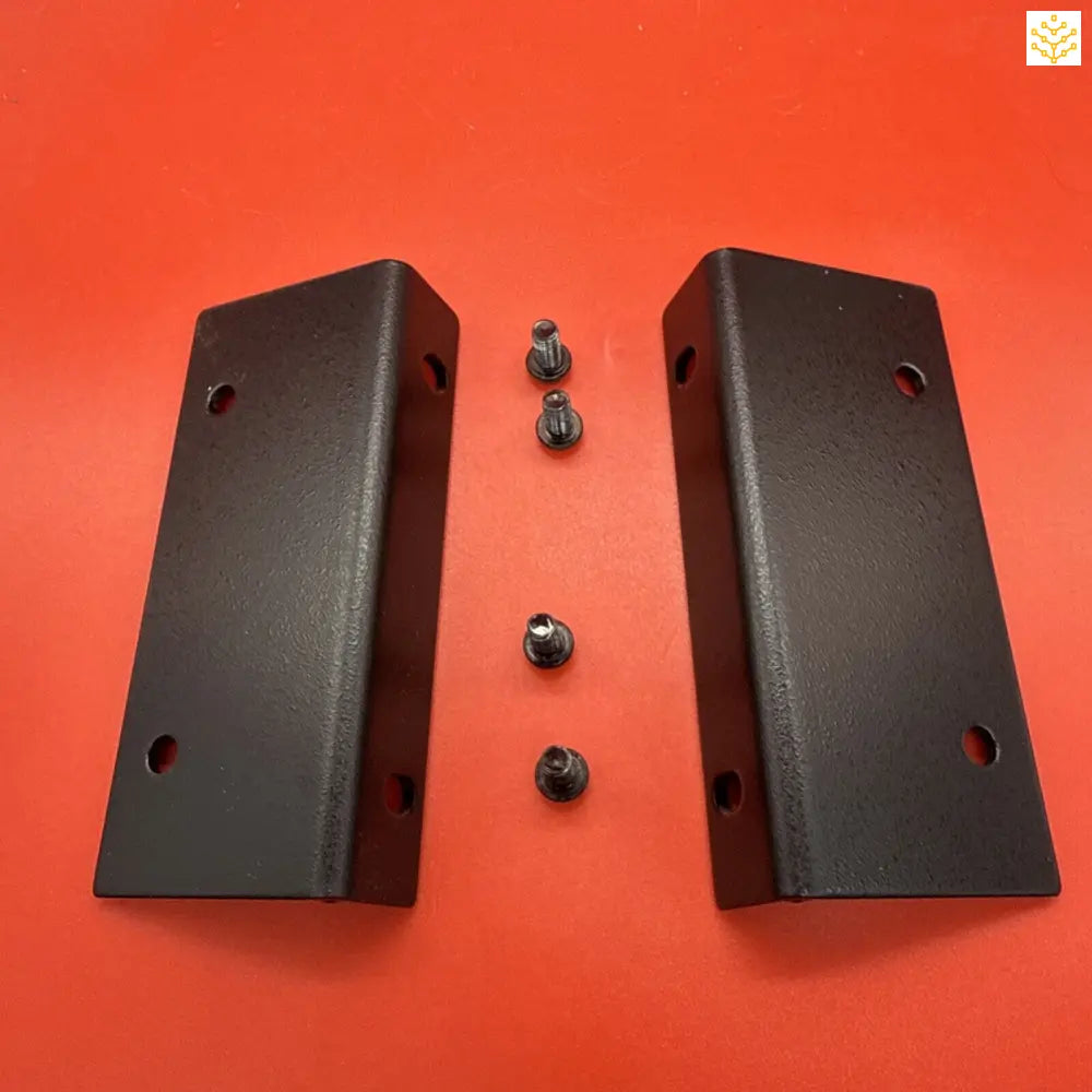 RTI AD-8 AD-8x Metal Rack Ears With Mounting Screws In Black - EDIT