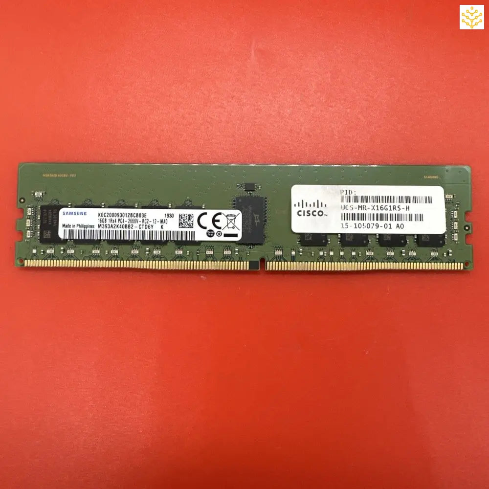 Samsung 16GB 1Rx4 PC4-2666v M393A2K40BB2-CTD6Y UCS-MR-X16G1RS-H 15-105079-01 - Computers/Tablets &