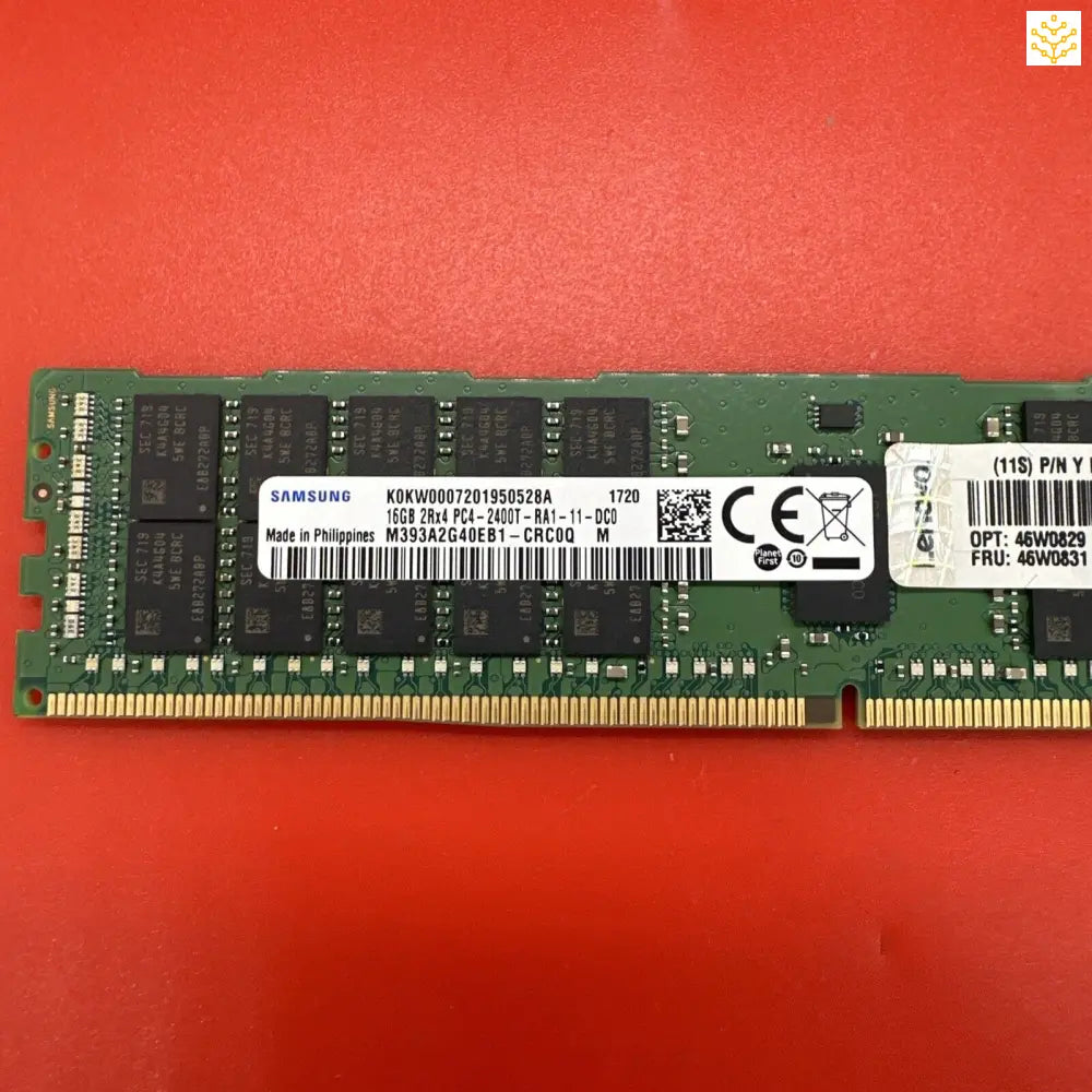 Samsung 16GB 2Rx4 PC4-2400T M393A2G40EB1-CRC0Q Server Memory - Computers/Tablets & Networking:Enterprise Networking