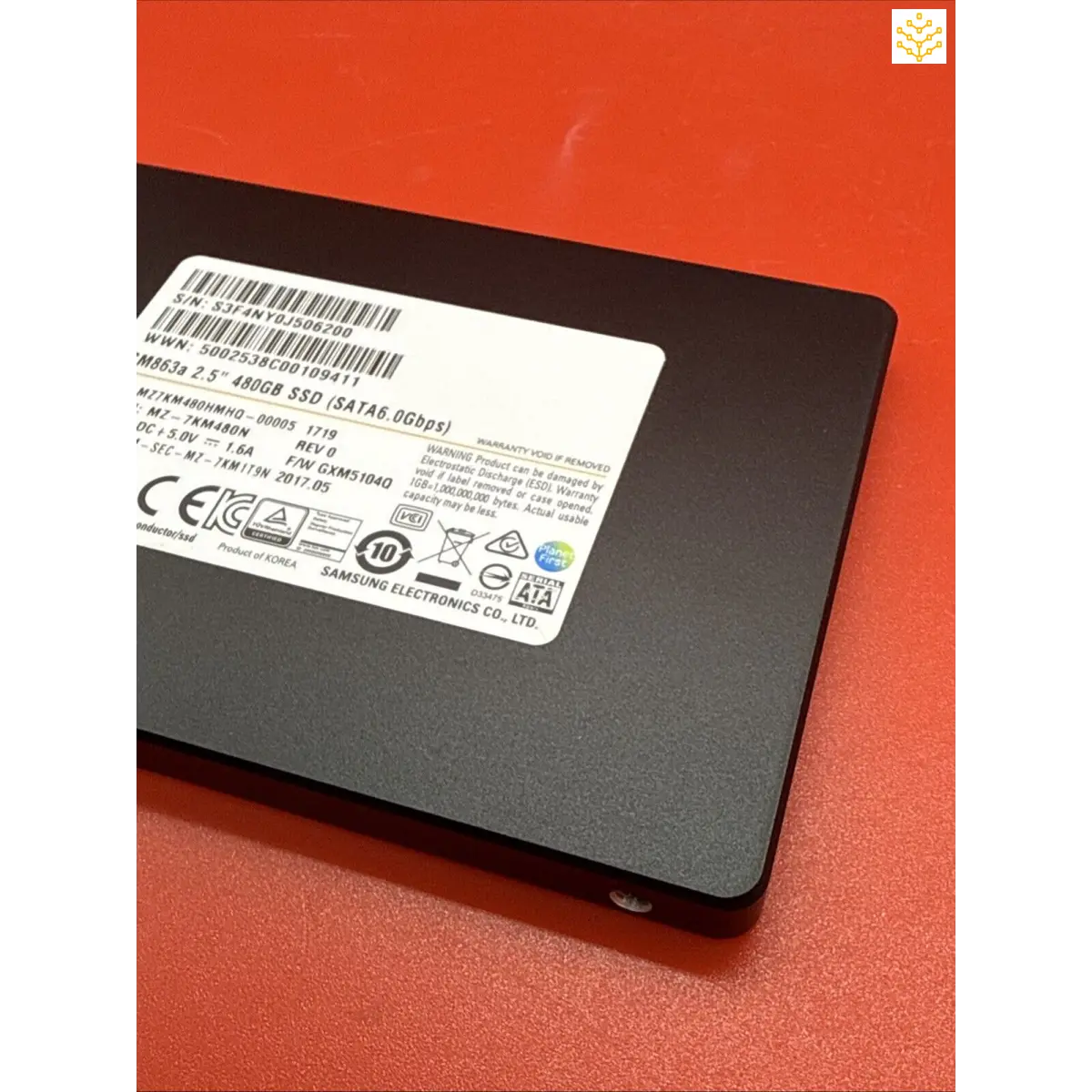 Samsung 480GB SATA 6Gbps 2.5” SM863a MZ-7KM480N SSD - EDIT