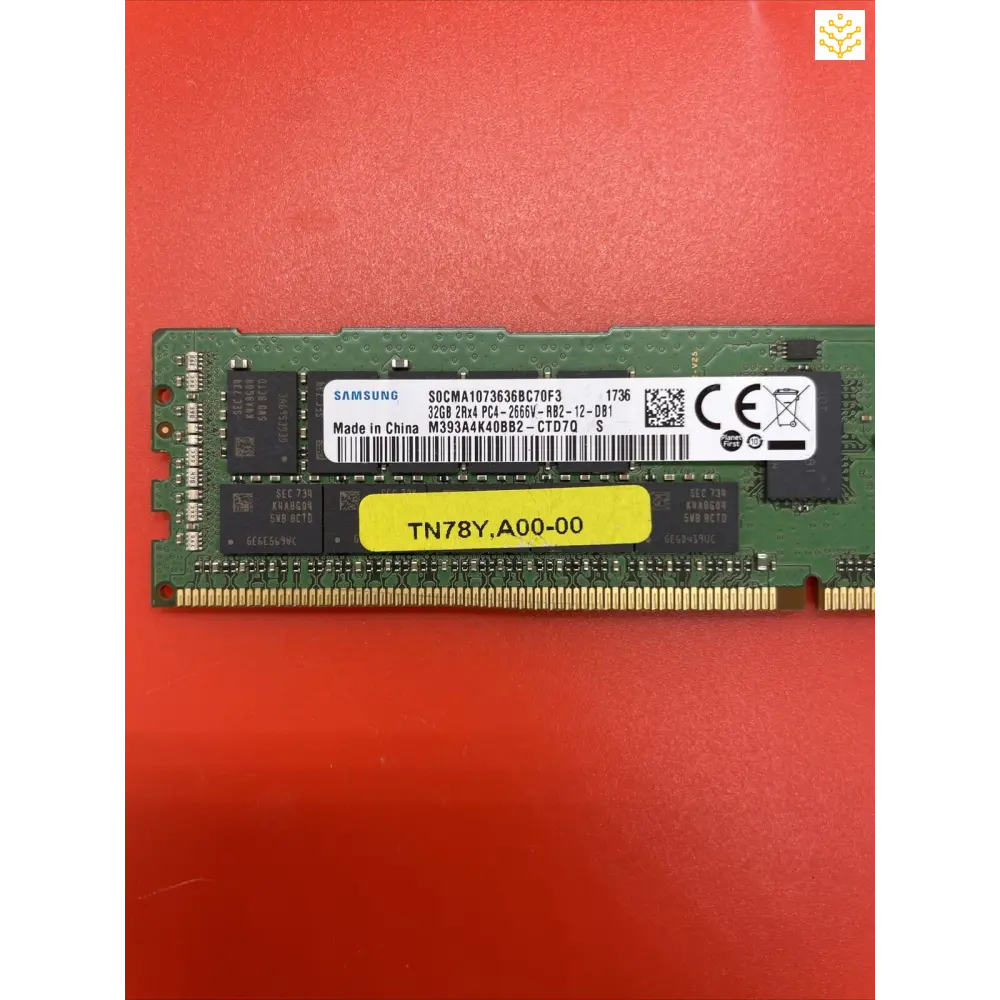 Samsung M393A4K40BB2-CTD 32GB 2Rx4 PC4-2666V Server Memory - Computers/Tablets & Networking:Enterprise Networking