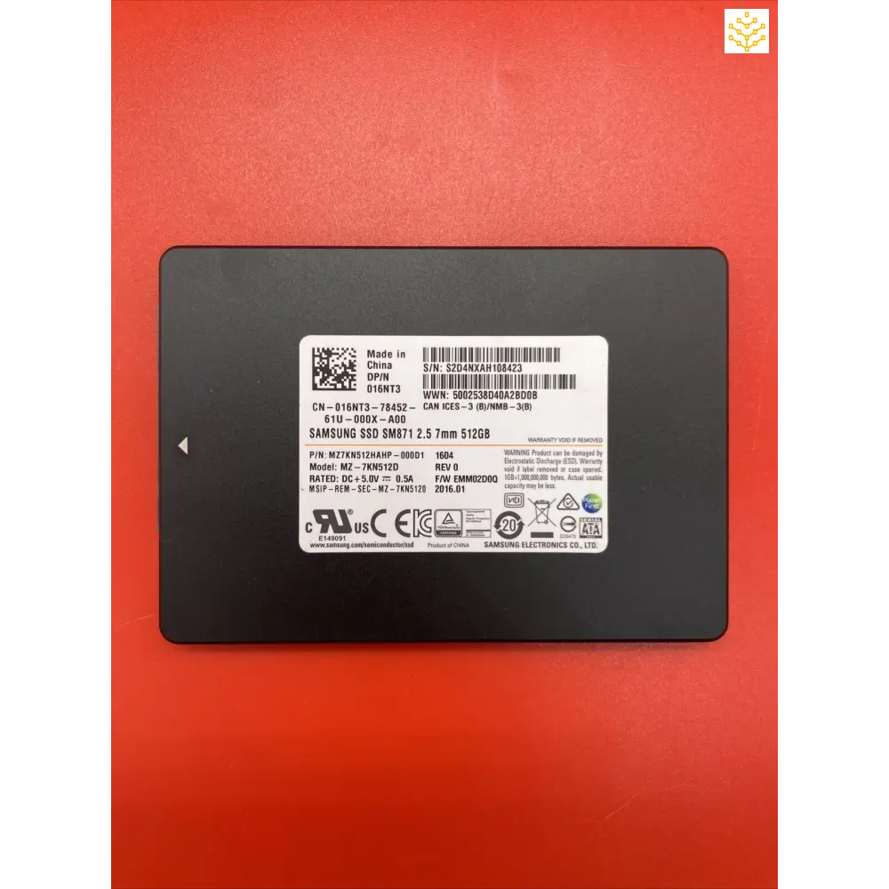 Samsung SSD SM871 2.5 7mm 512GB 16NT3 - Computers/Tablets & Networking:Drives Storage & Blank Media:Hard Drives (HDD