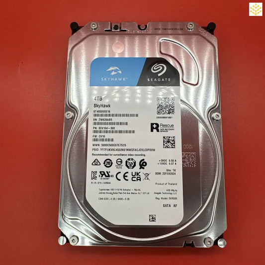 Seagate SkyHawk 4TB SATA AF 3.5 ST4000VX016 3CV104 - 300 16 Days Power On 100% - GIGDATA