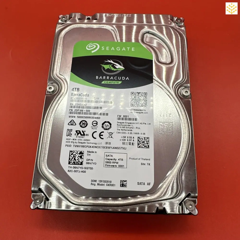 Seagate ST4000DM005 6N7YD 06N7YD 4TB SATA 5900RPM 3.5 2DP166-500 HDD - Computers/Tablets & Networking:Drives Storage &