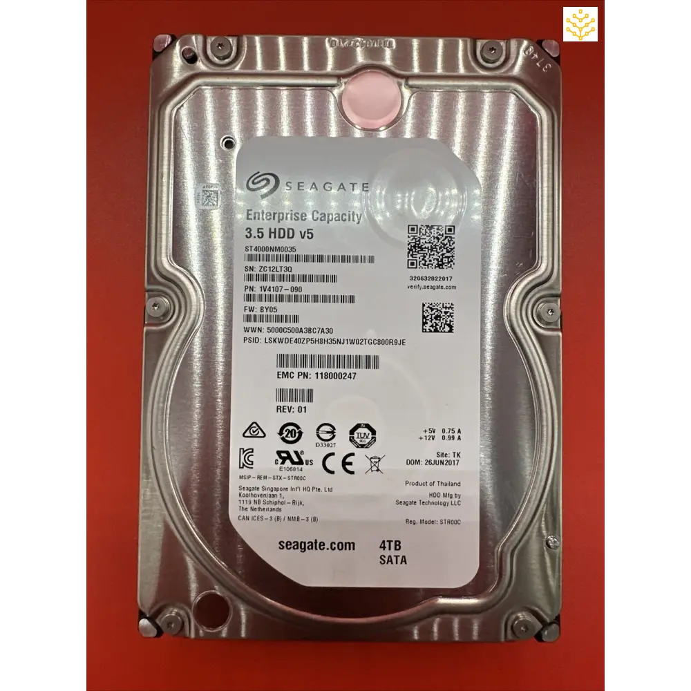 Seagate ST4000NM0035 4TB SATA 7.2K 3.5 HDD - Computers/Tablets & Networking:Drives Storage & Blank Media:Hard Drives