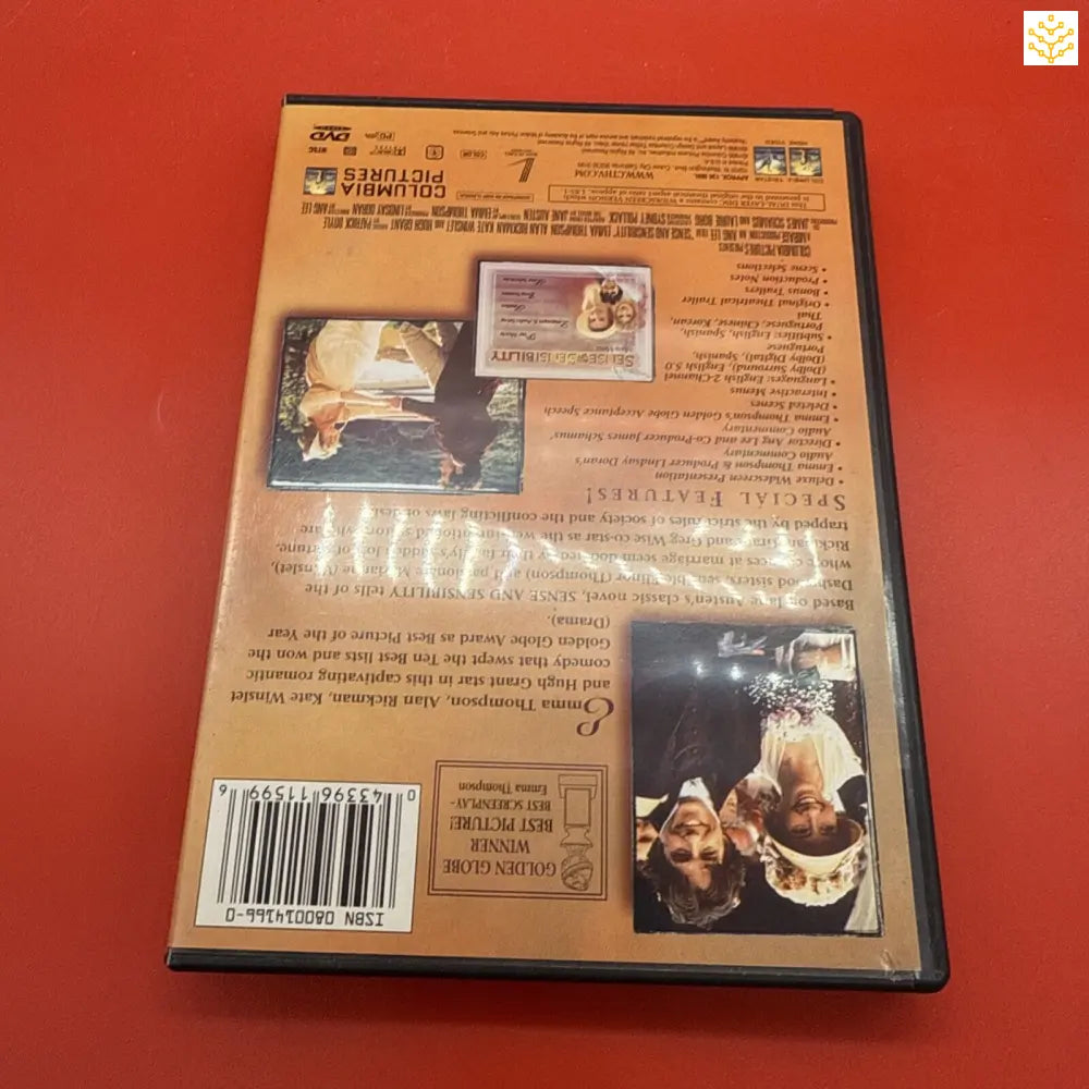 DVD case with a reddish-brown back cover.