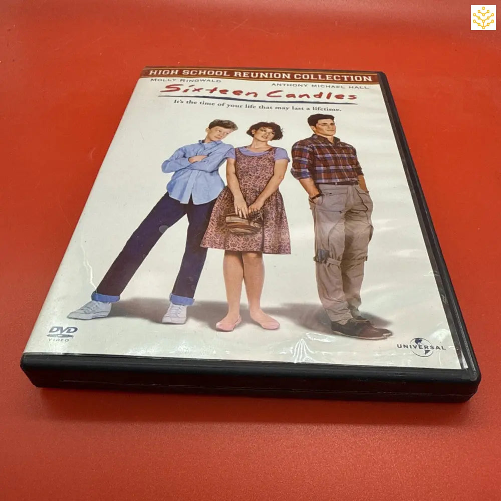 DVD case of Sixteen Candles from the High School Reunion Collection.