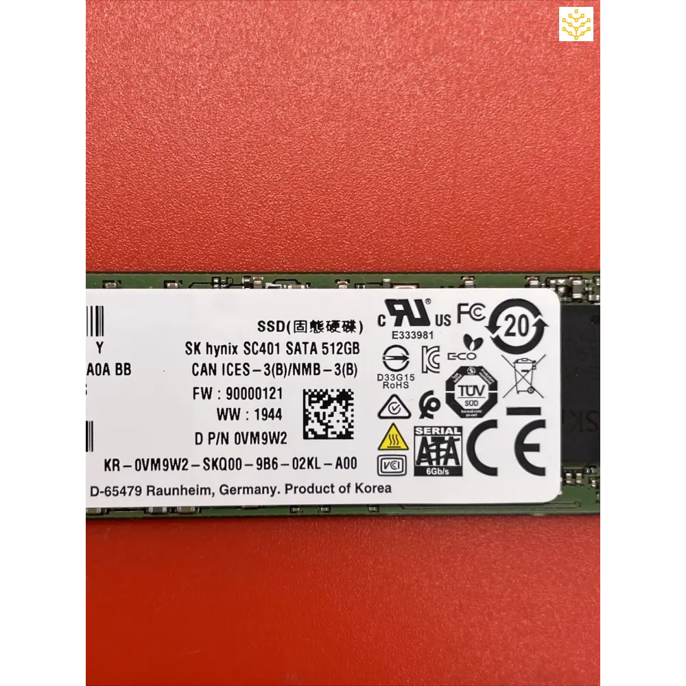 Sk Hynix SC401 SATA 512GB M.2 SSD HFS512G39TNH-73A0A Dell VM9W2 - Computers/Tablets & Networking:Drives Storage & Blank