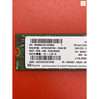 Sk Hynix SC401 SATA 512GB M.2 SSD HFS512G39TNH-73A0A Dell VM9W2 - Computers/Tablets & Networking:Drives Storage & Blank