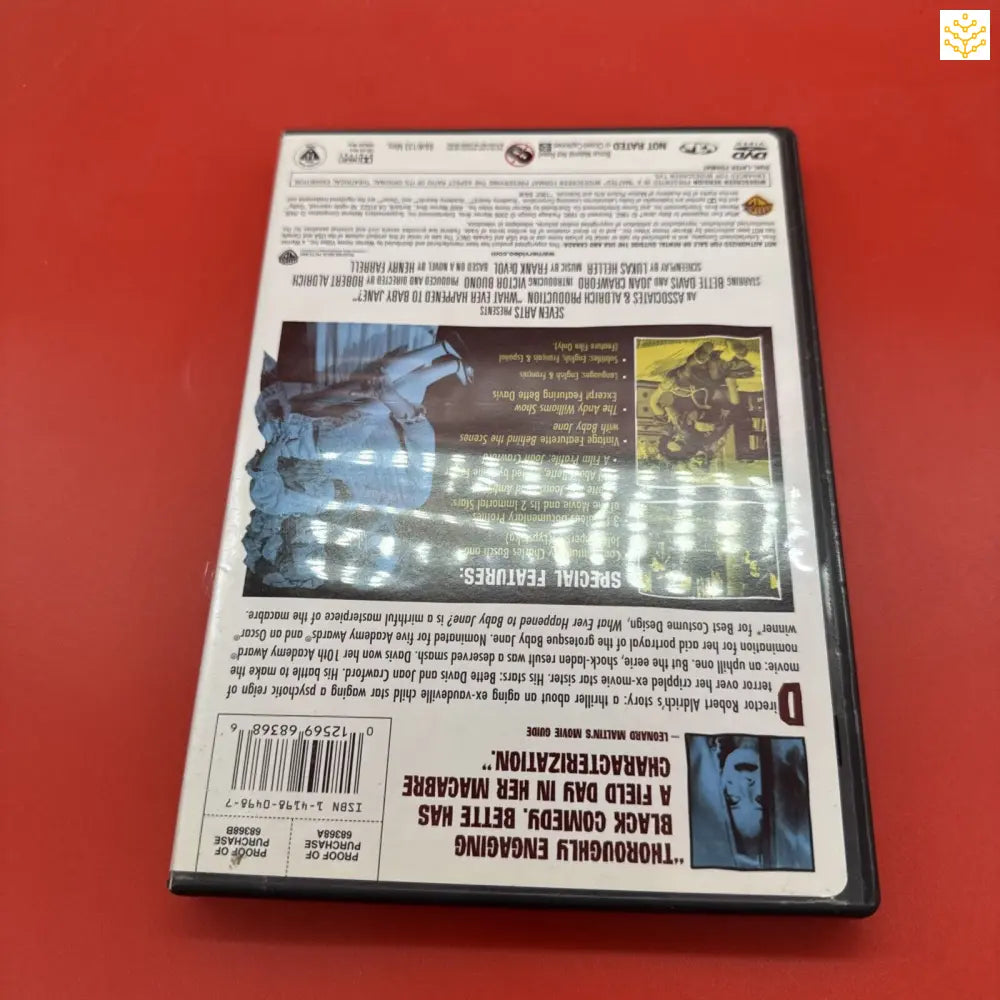 DVD case showing the back cover artwork and text.