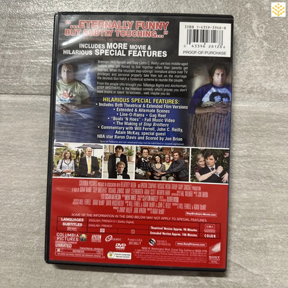 DVD case for the movie ’Eternally Funny: The Best of Will Ferrell’.