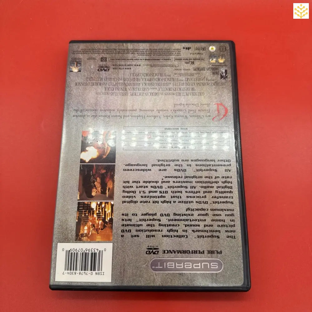 DVD case showing the back cover information and barcode.