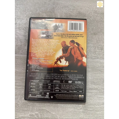 DVD case for the movie ’The Matrix’ showing the back cover artwork.