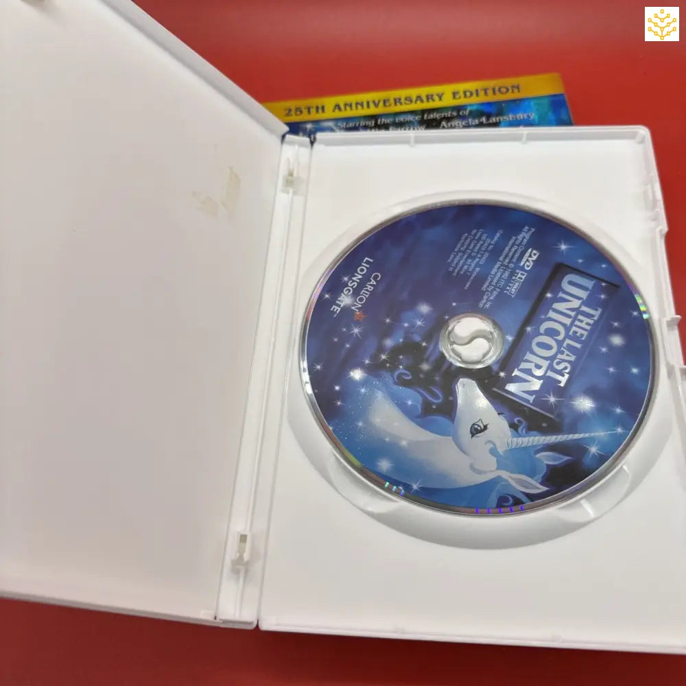 Blu-ray disc of ’The Little Mermaid’ 30th Anniversary Edition inside a white case.