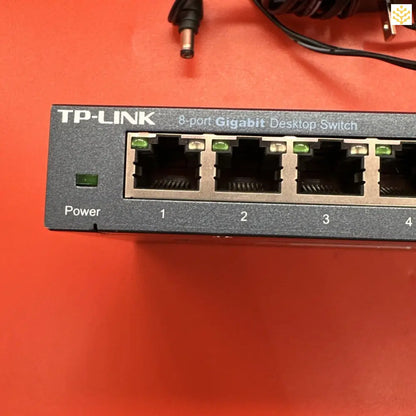 TP-Link TL-SG108 8-Port Gigabit Desktop Switch 9V.85A + AC Adapter - Computers/Tablets & Networking:Enterprise