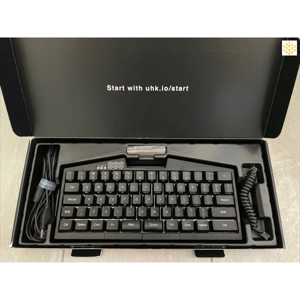 Ultimate Hacking Keyboard UHK.io Kailh Brown Switches Black Case - Computers/Tablets & Networking:Keyboards Mice &