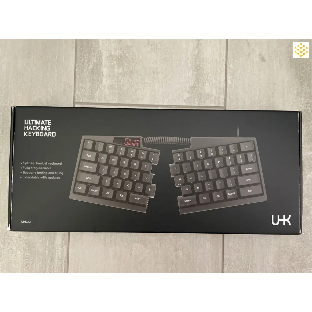 Ultimate Hacking Keyboard UHK.io Kailh Brown Switches Black Case - Computers/Tablets & Networking:Keyboards Mice &