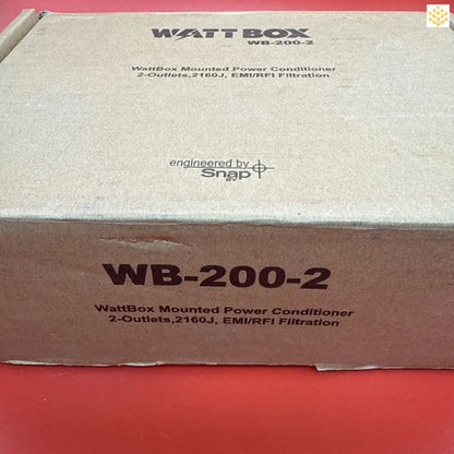 Wattbox WB-200-2 Mounted Power Conditioner 2-Outlets 2160J EMI/RFI Filter - EDIT