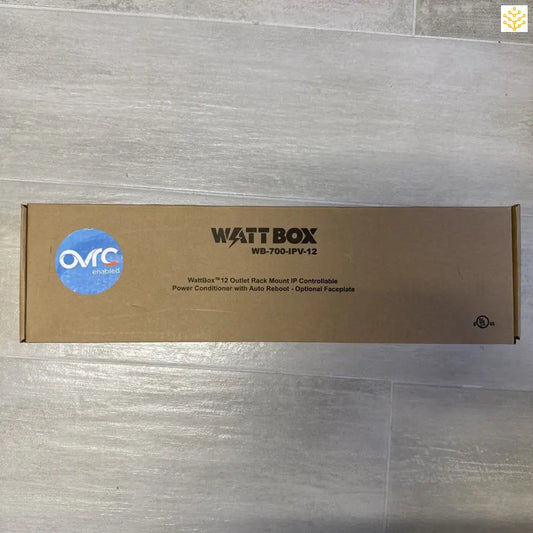 WattBox WB-700-IPV-12 IP Power Conditioner with OvrC Home 12-Controlled Outlets - EDIT