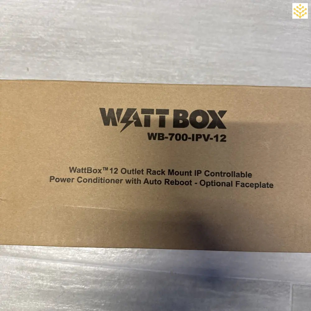 WattBox WB-700-IPV-12 IP Power Conditioner with OvrC Home 12-Controlled Outlets - EDIT