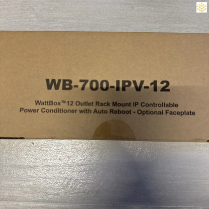 WattBox WB-700-IPV-12 IP Power Conditioner with OvrC Home 12-Controlled Outlets - EDIT